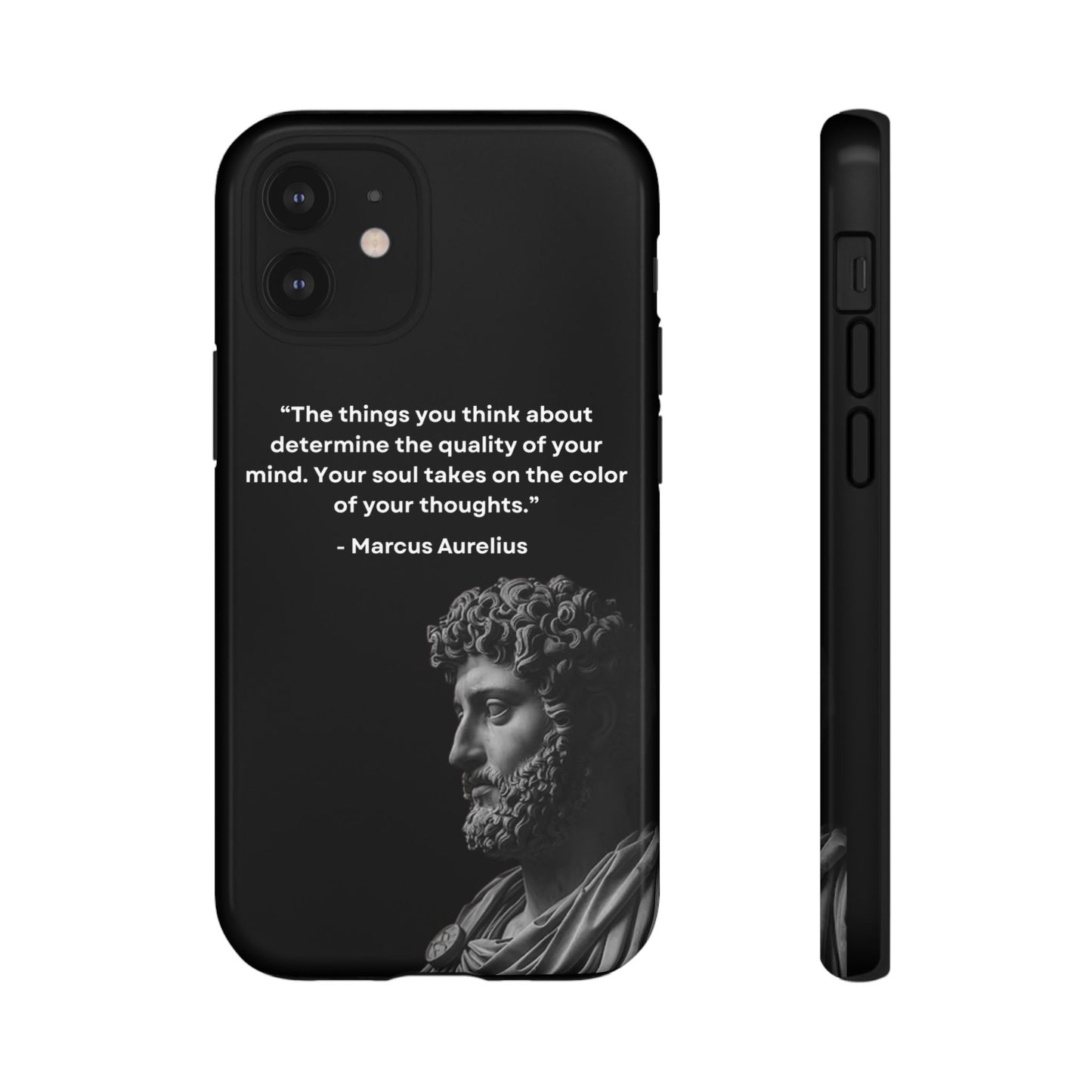 “Color of Thought” – Marcus Aurelius Quote Tough Phone Case
