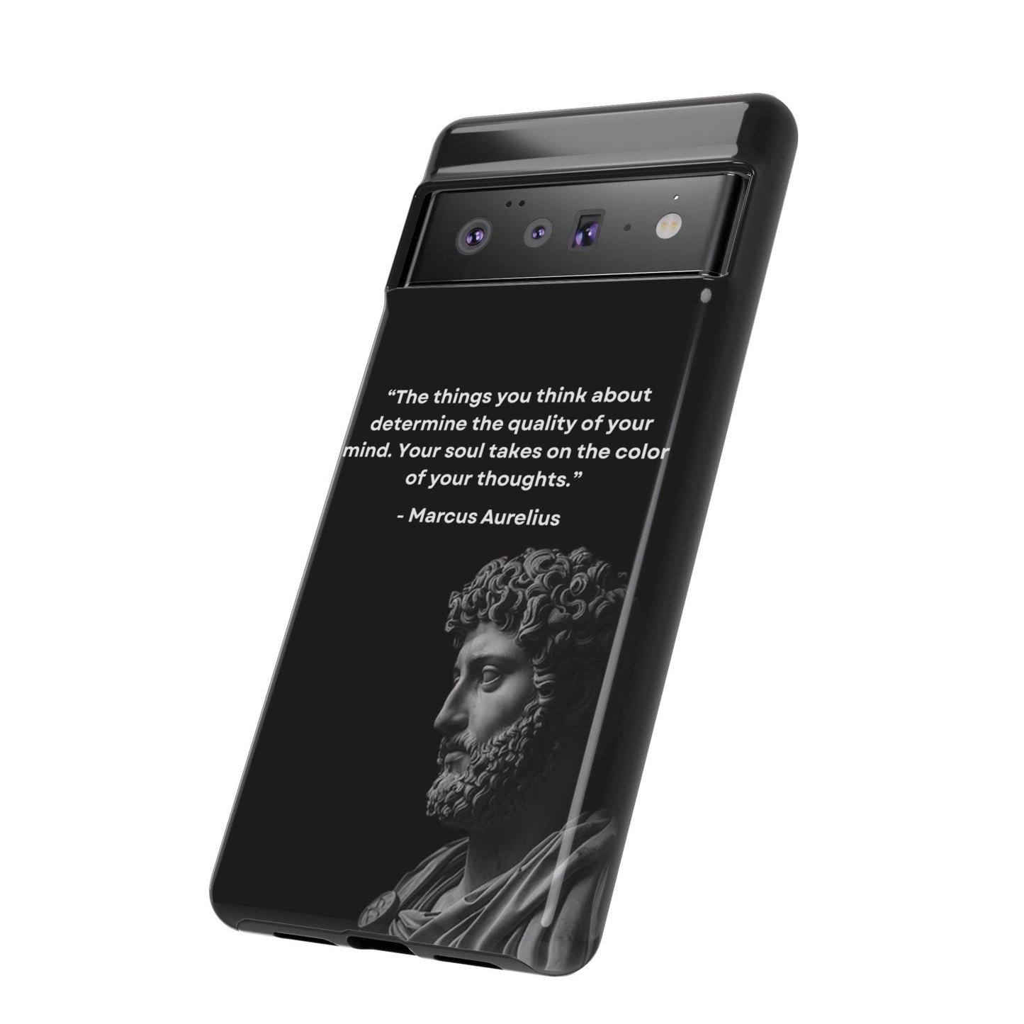 “Color of Thought” – Marcus Aurelius Quote Tough Phone Case
