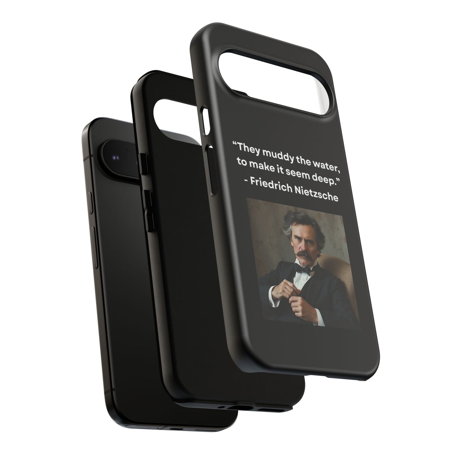 “False Depth” – Friedrich Nietzsche Quote Tough Phone Case