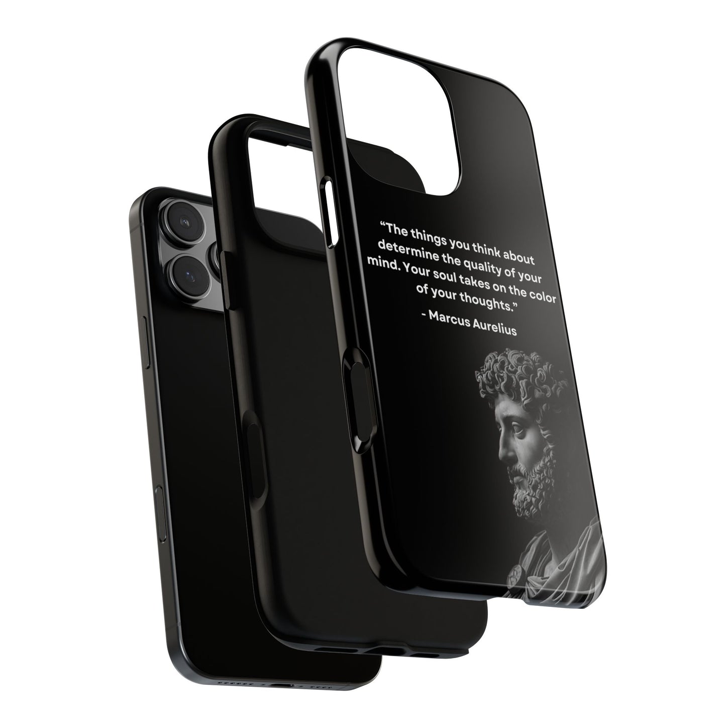 “Color of Thought” – Marcus Aurelius Quote Tough Phone Case