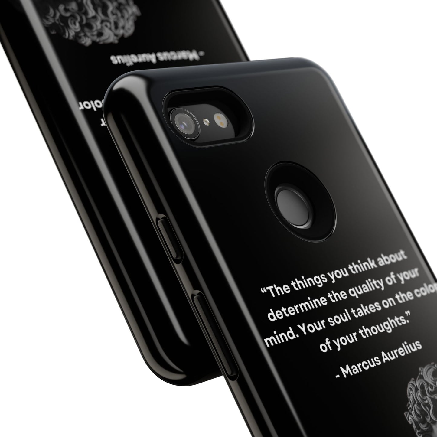 “Color of Thought” – Marcus Aurelius Quote Tough Phone Case