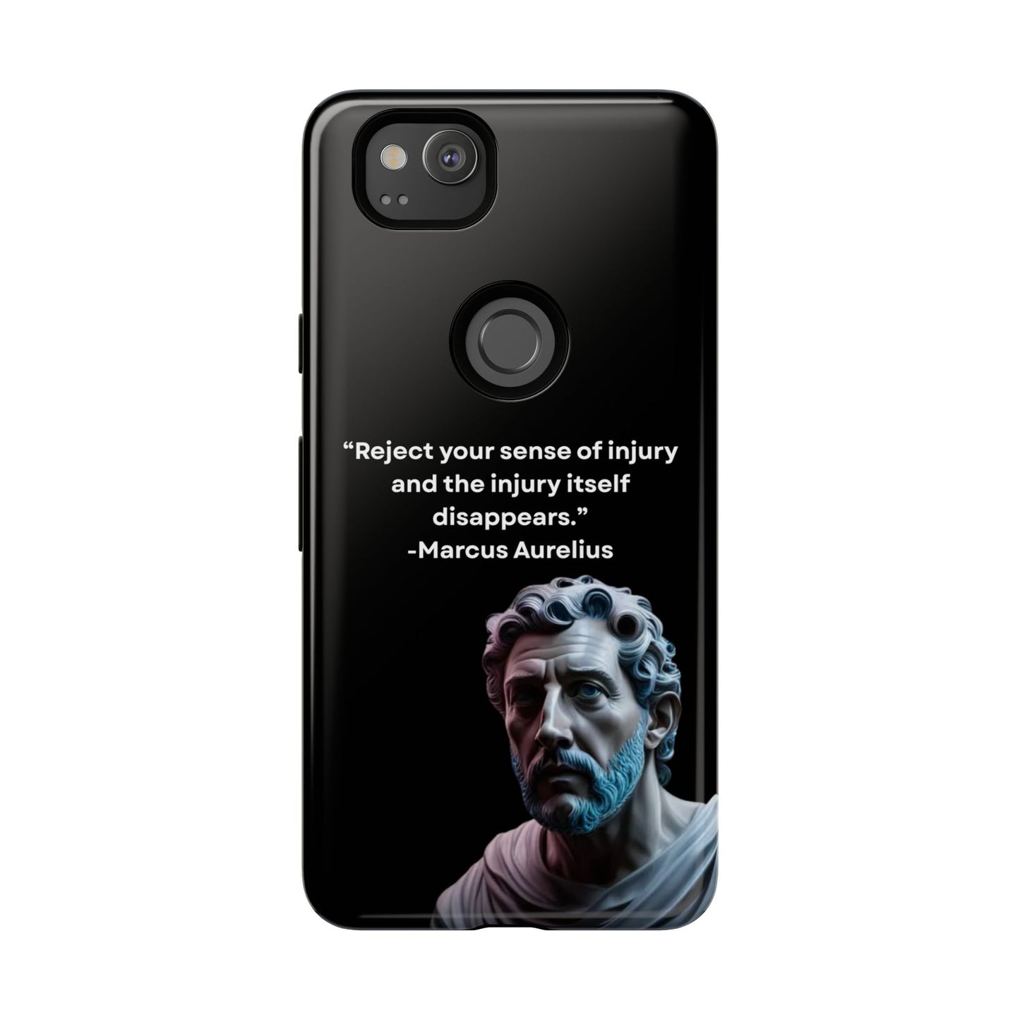 “Strength Within” – Marcus Aurelius Quote Tough Phone Case