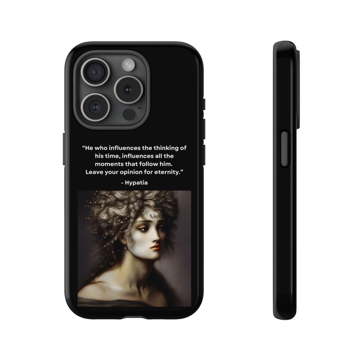 “Leave Your Mark” – Hypatia Quote Tough Phone Case