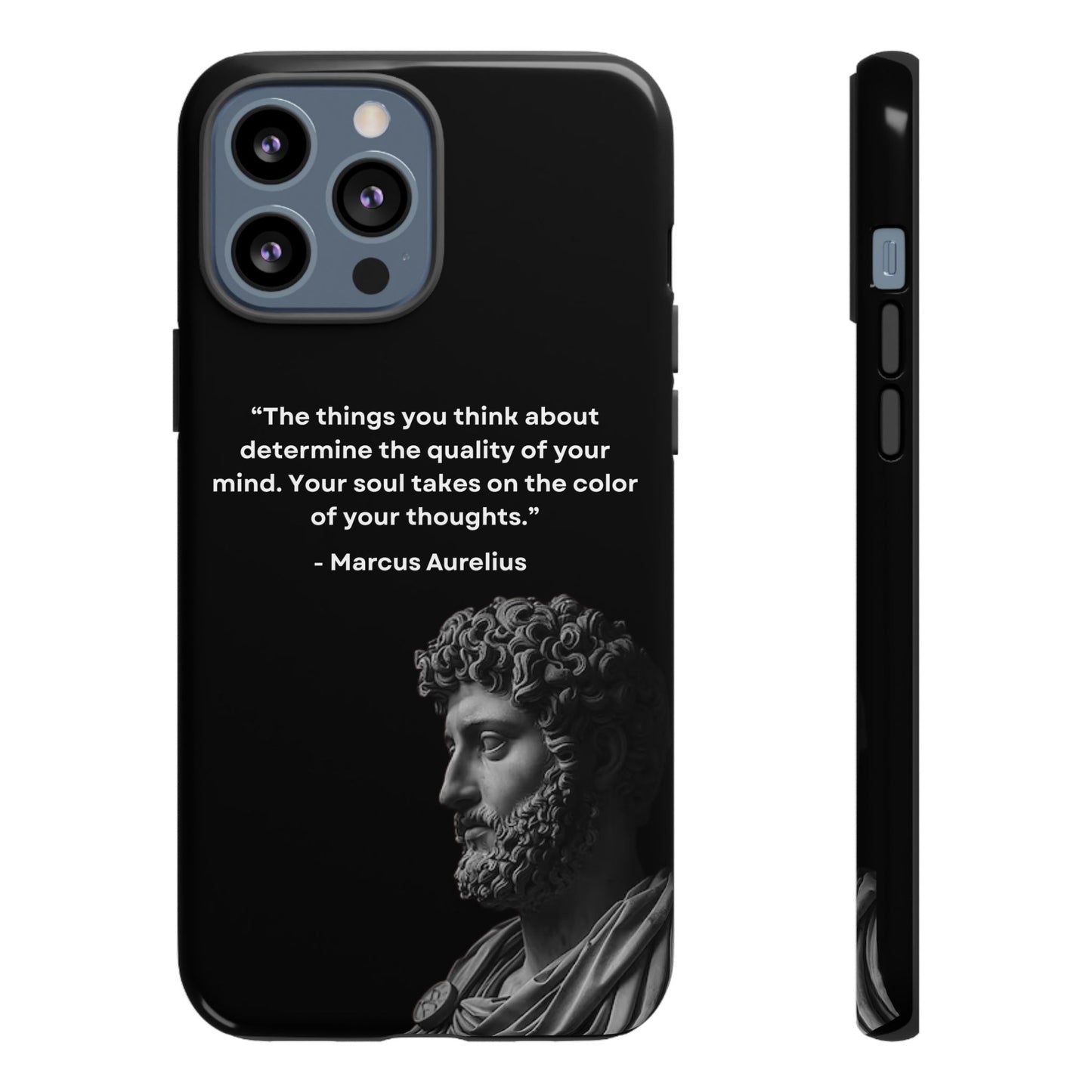 “Color of Thought” – Marcus Aurelius Quote Tough Phone Case