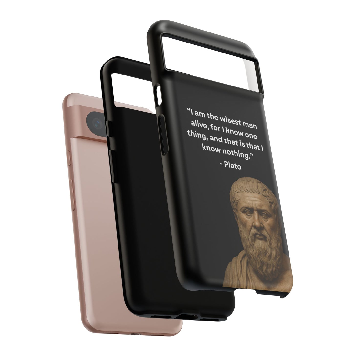 "Know Nothing, Own Wisdom" – Plato Tough Phone Case
