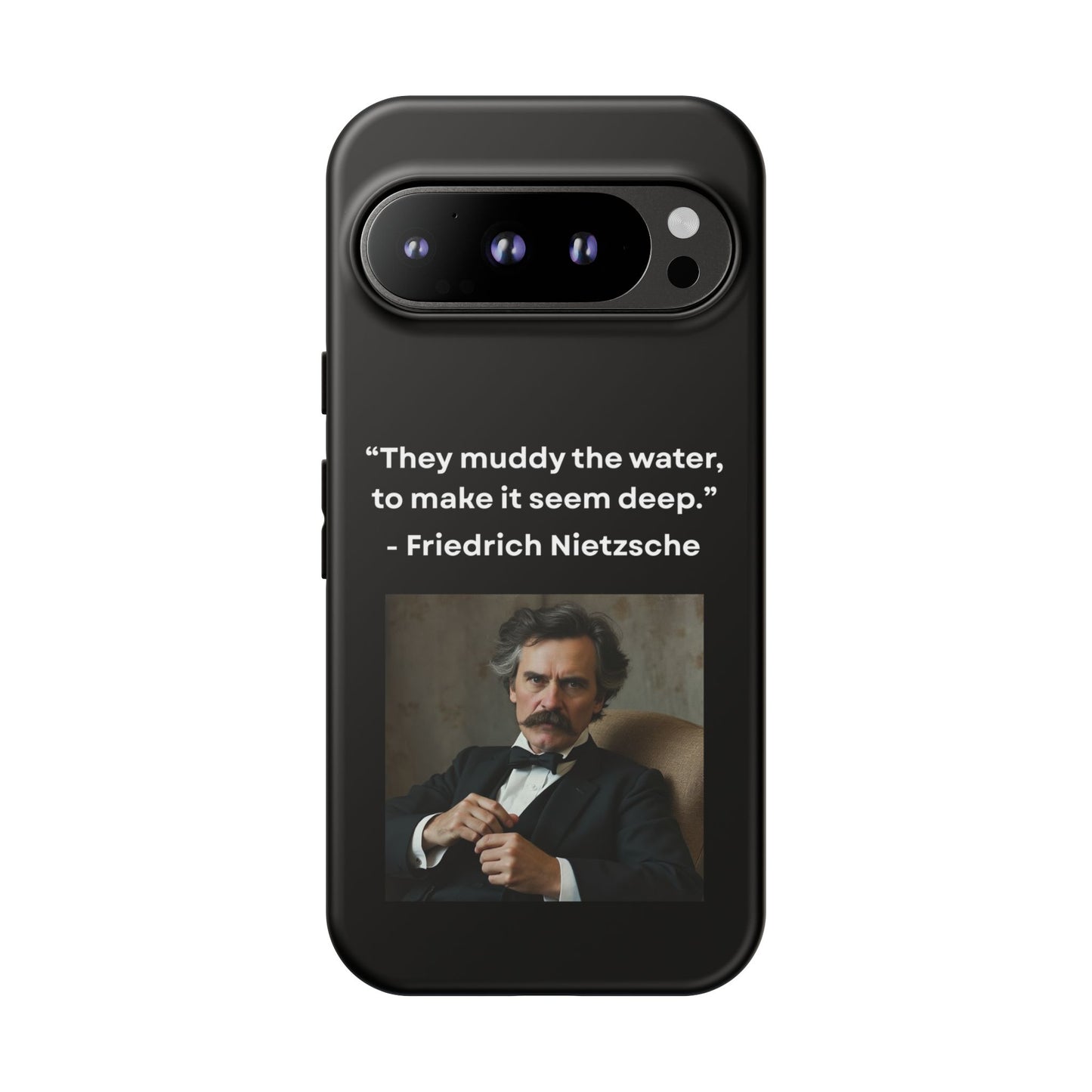 “False Depth” – Friedrich Nietzsche Quote Tough Phone Case