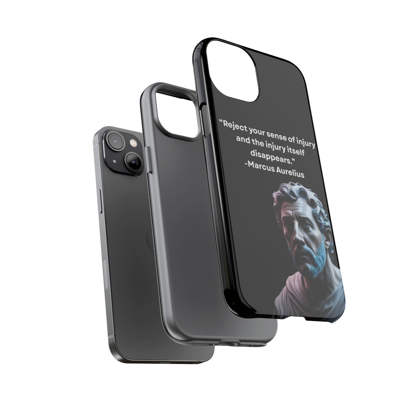 “Strength Within” – Marcus Aurelius Quote Tough Phone Case