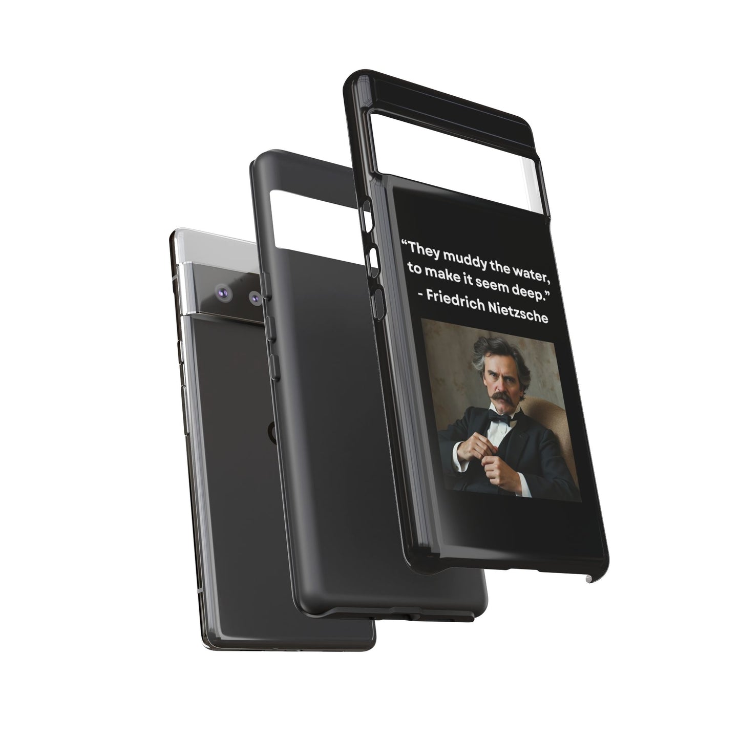 “False Depth” – Friedrich Nietzsche Quote Tough Phone Case