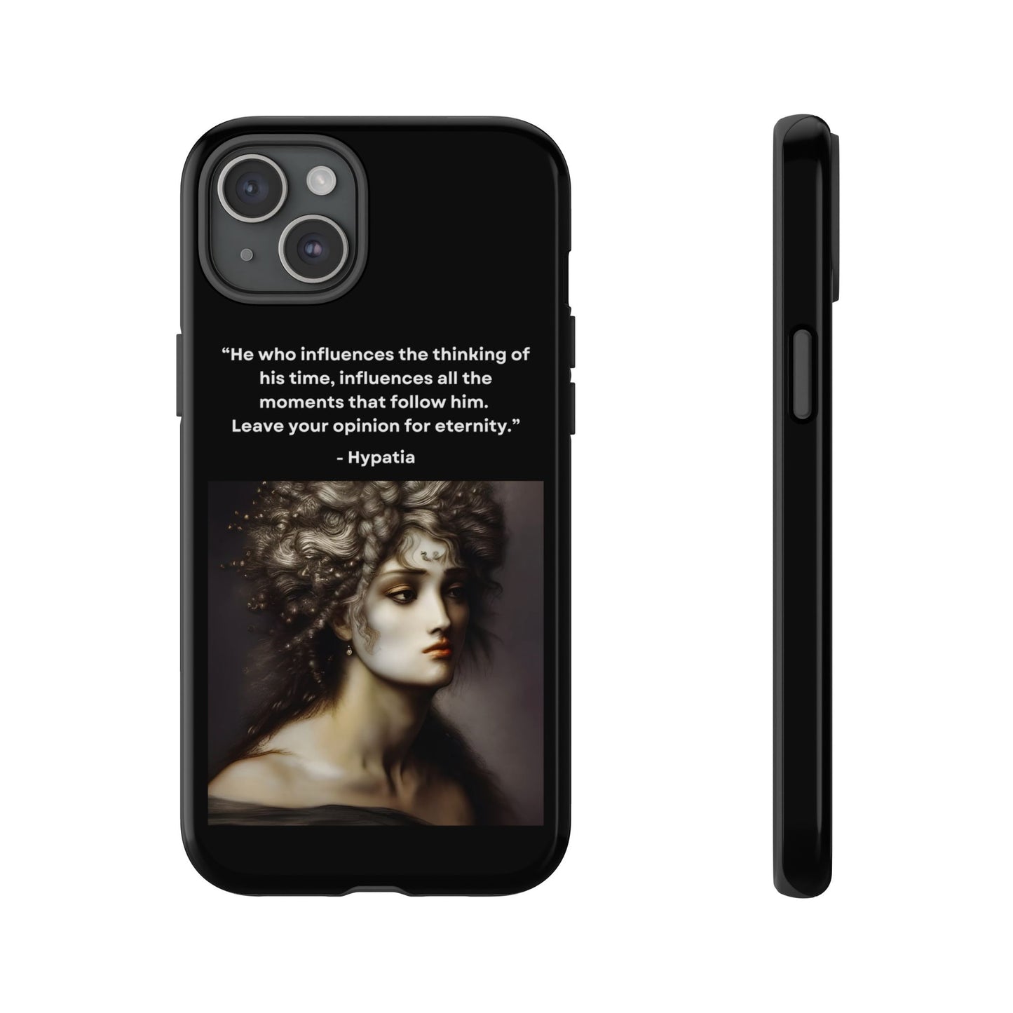 “Leave Your Mark” – Hypatia Quote Tough Phone Case
