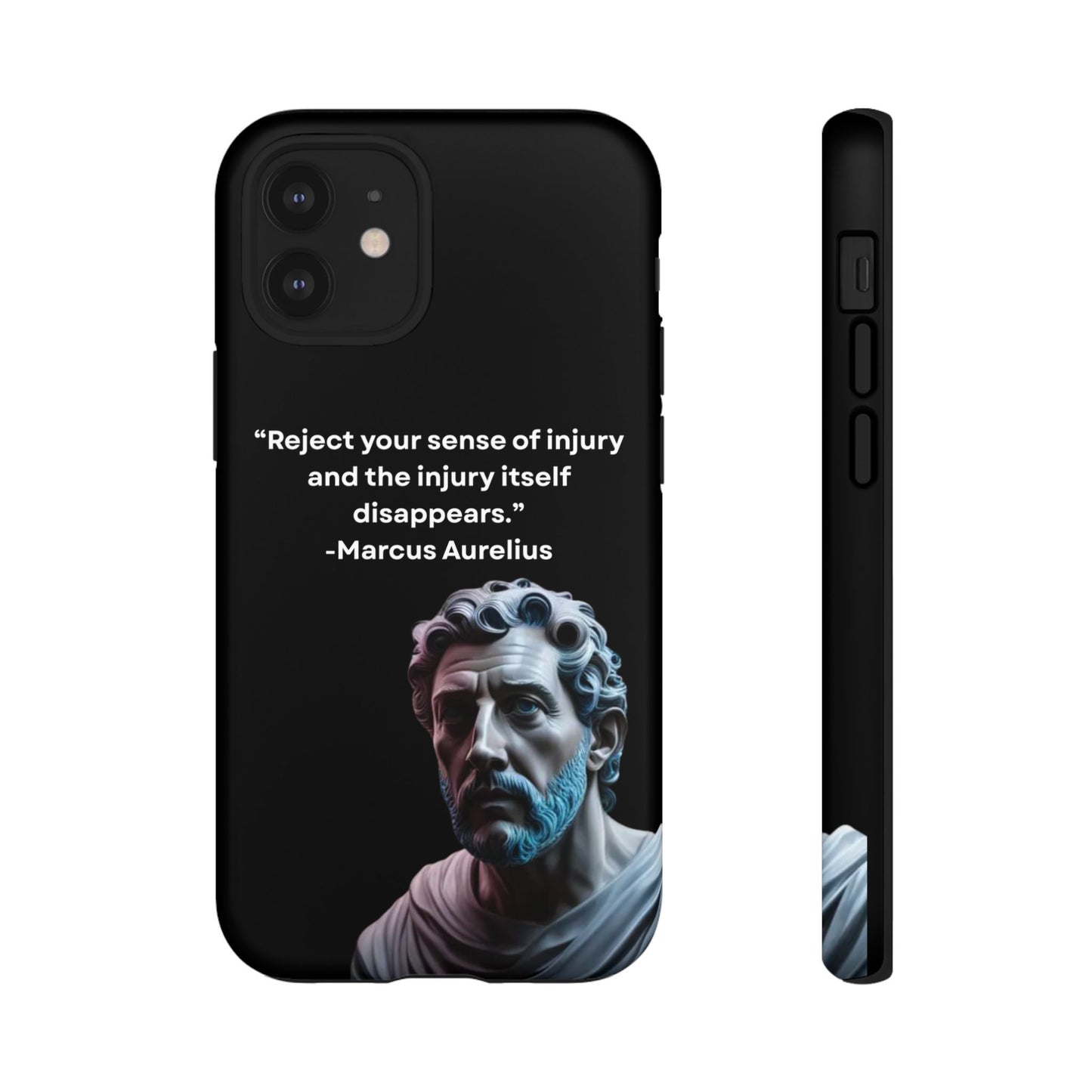 “Strength Within” – Marcus Aurelius Quote Tough Phone Case