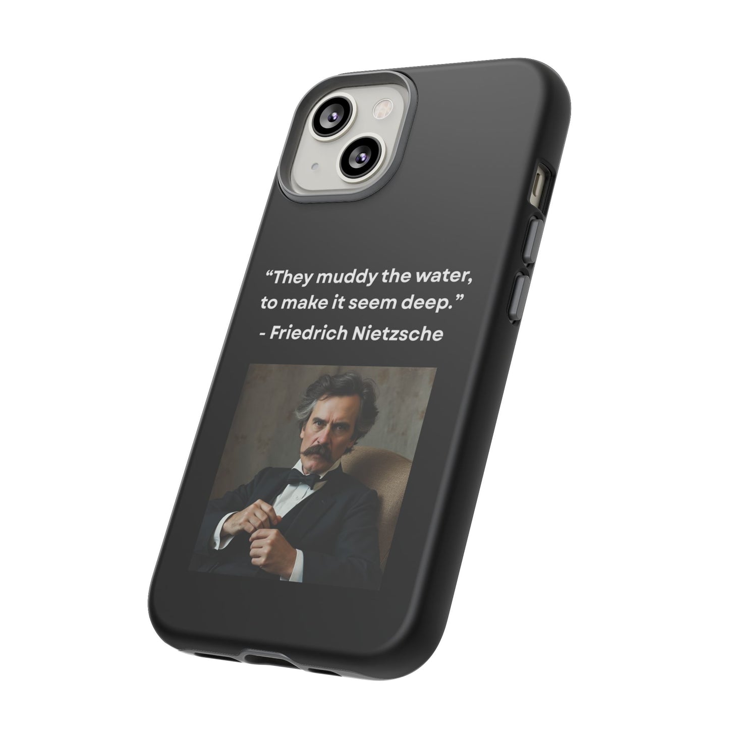 “False Depth” – Friedrich Nietzsche Quote Tough Phone Case
