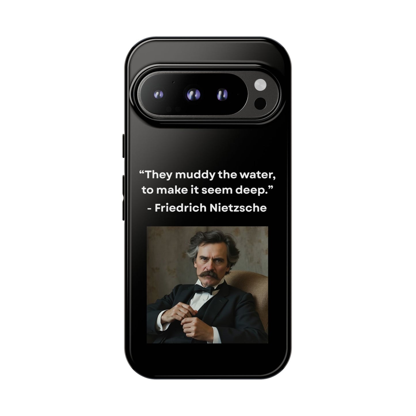 “False Depth” – Friedrich Nietzsche Quote Tough Phone Case