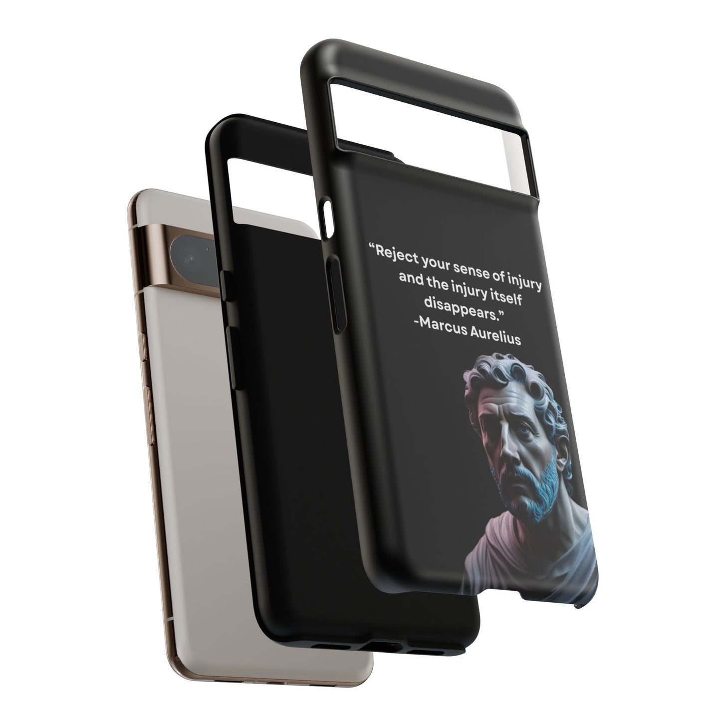 “Strength Within” – Marcus Aurelius Quote Tough Phone Case