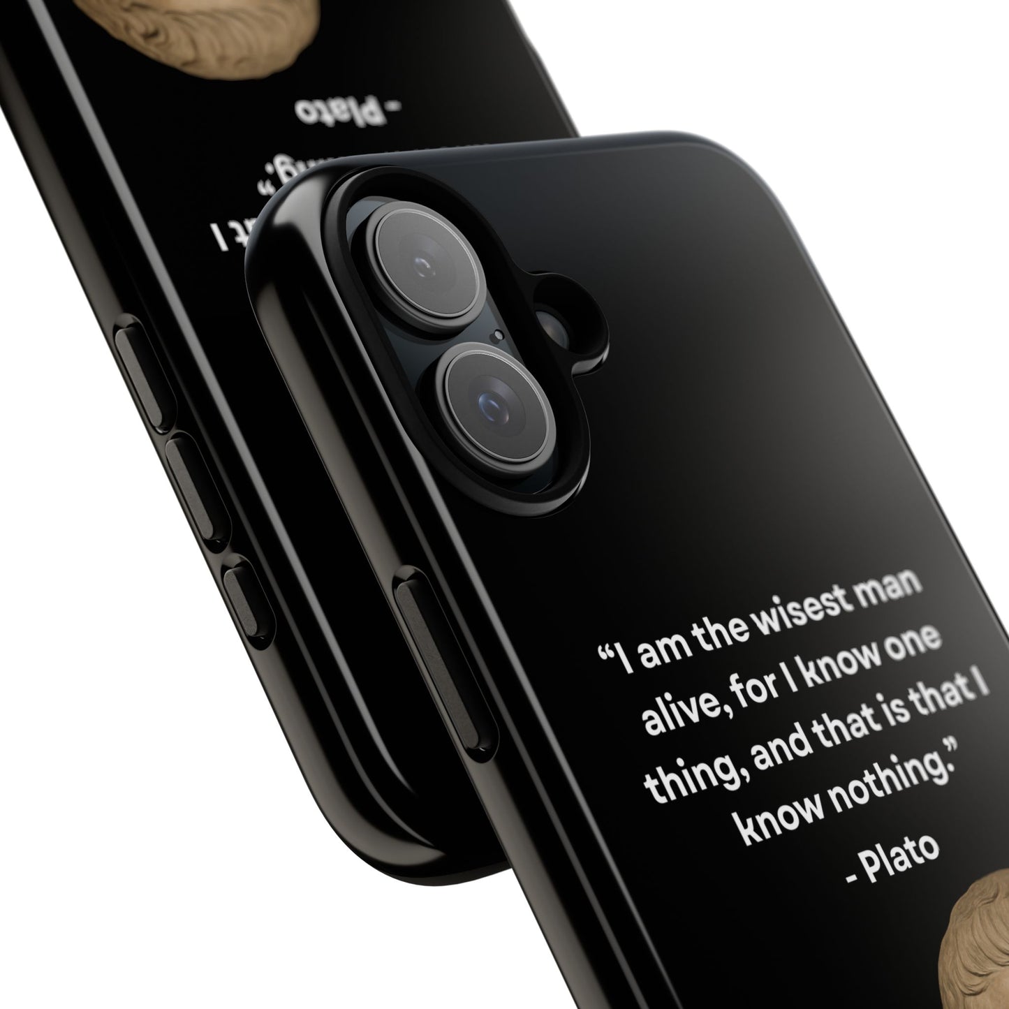 "Know Nothing, Own Wisdom" – Plato Tough Phone Case