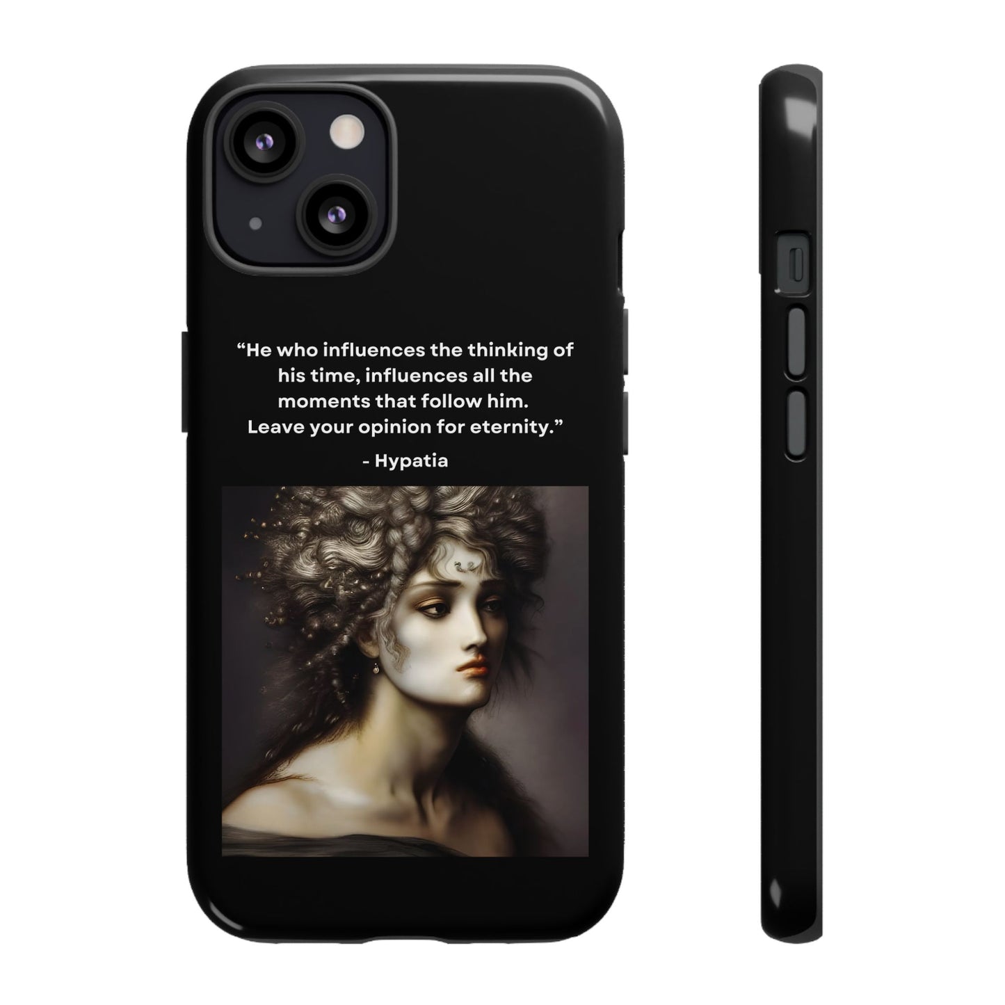 “Leave Your Mark” – Hypatia Quote Tough Phone Case