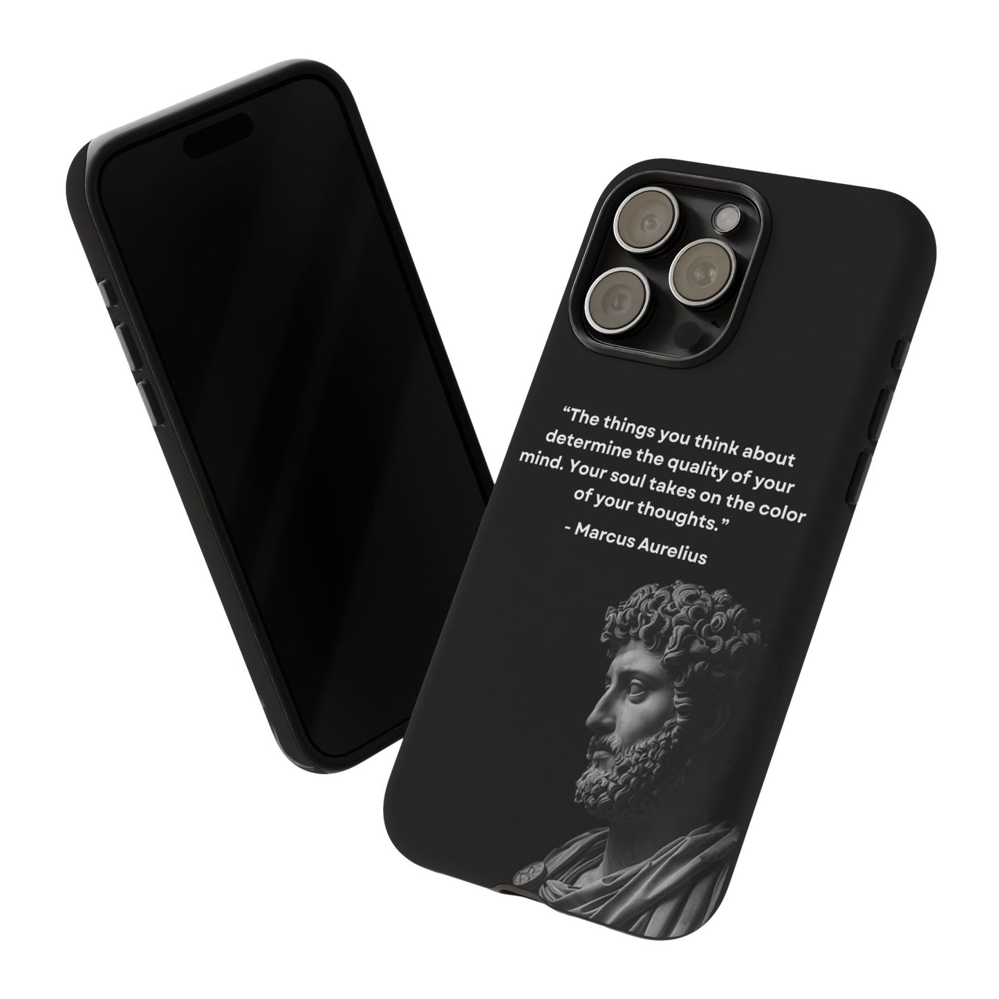 “Color of Thought” – Marcus Aurelius Quote Tough Phone Case