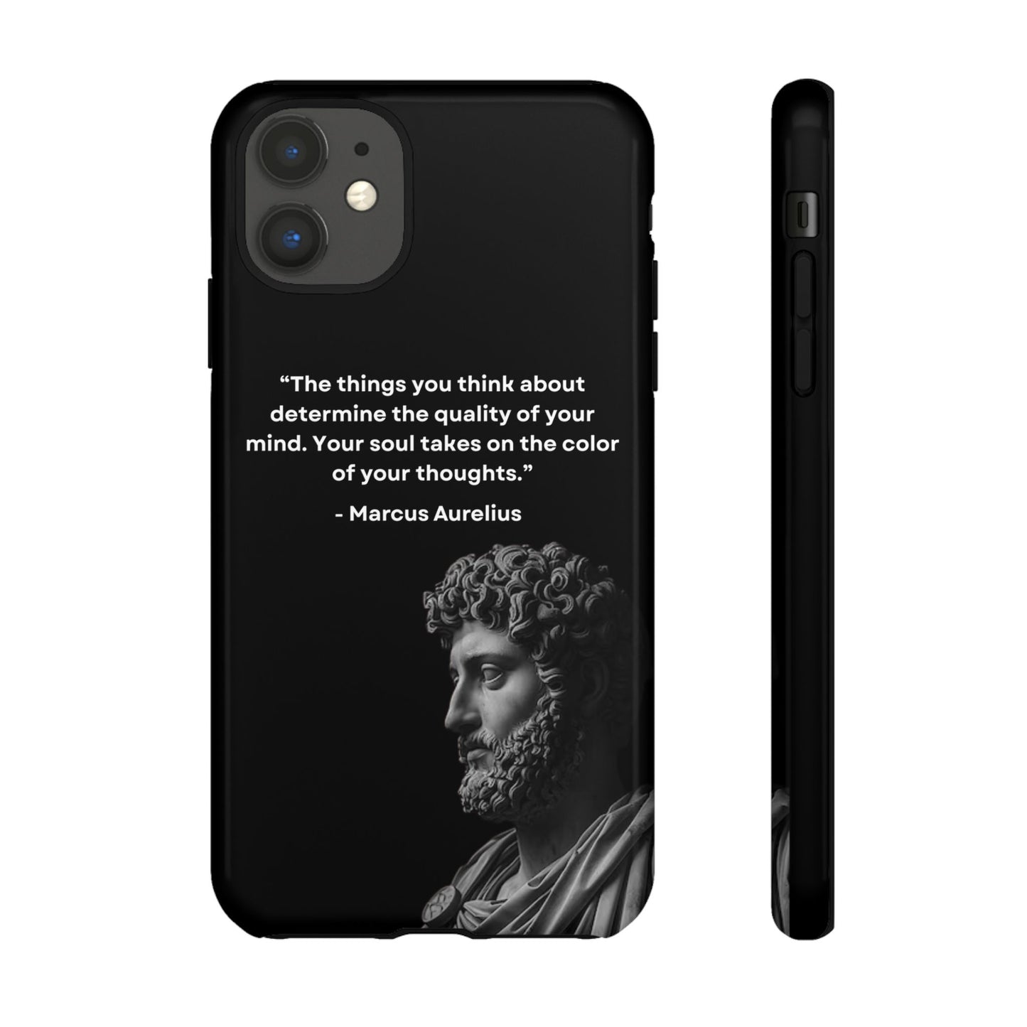 “Color of Thought” – Marcus Aurelius Quote Tough Phone Case