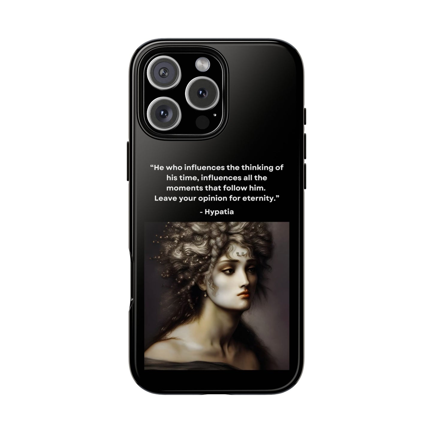 “Leave Your Mark” – Hypatia Quote Tough Phone Case