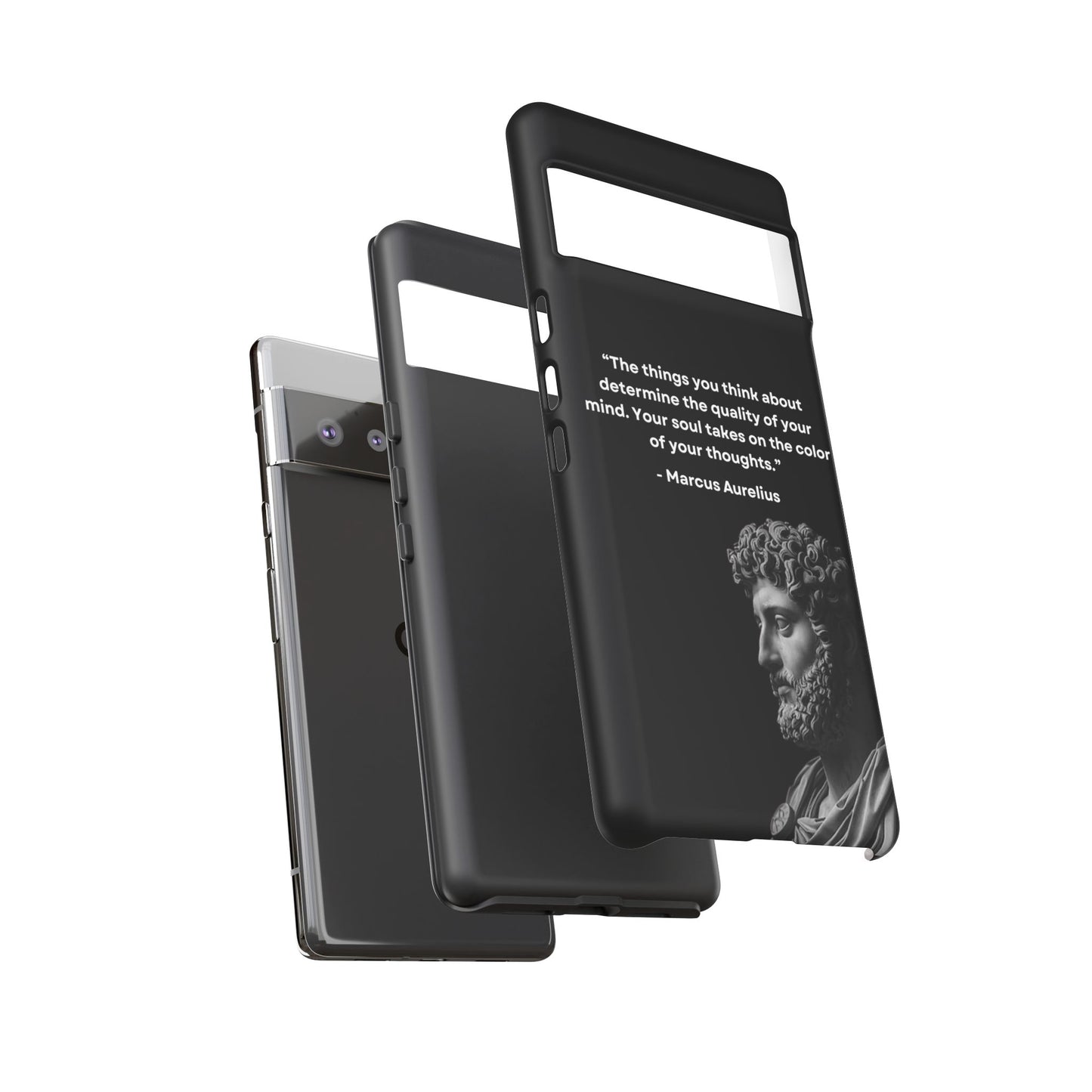 “Color of Thought” – Marcus Aurelius Quote Tough Phone Case