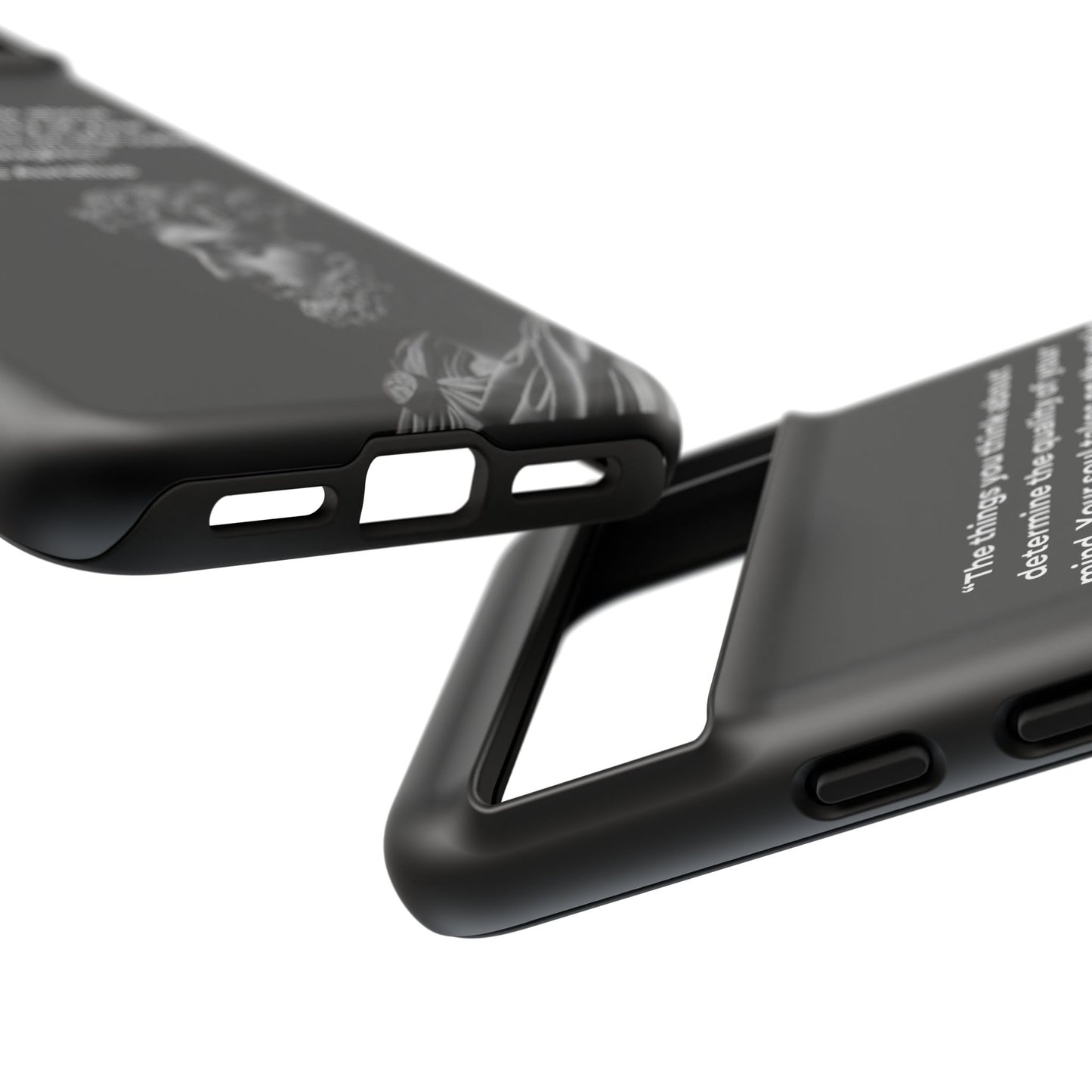 “Color of Thought” – Marcus Aurelius Quote Tough Phone Case
