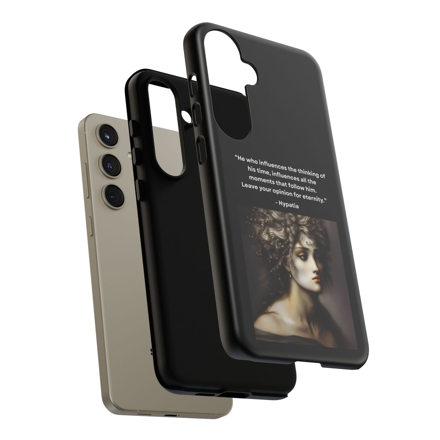 “Leave Your Mark” – Hypatia Quote Tough Phone Case