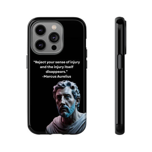 “Strength Within” – Marcus Aurelius Quote Tough Phone Case