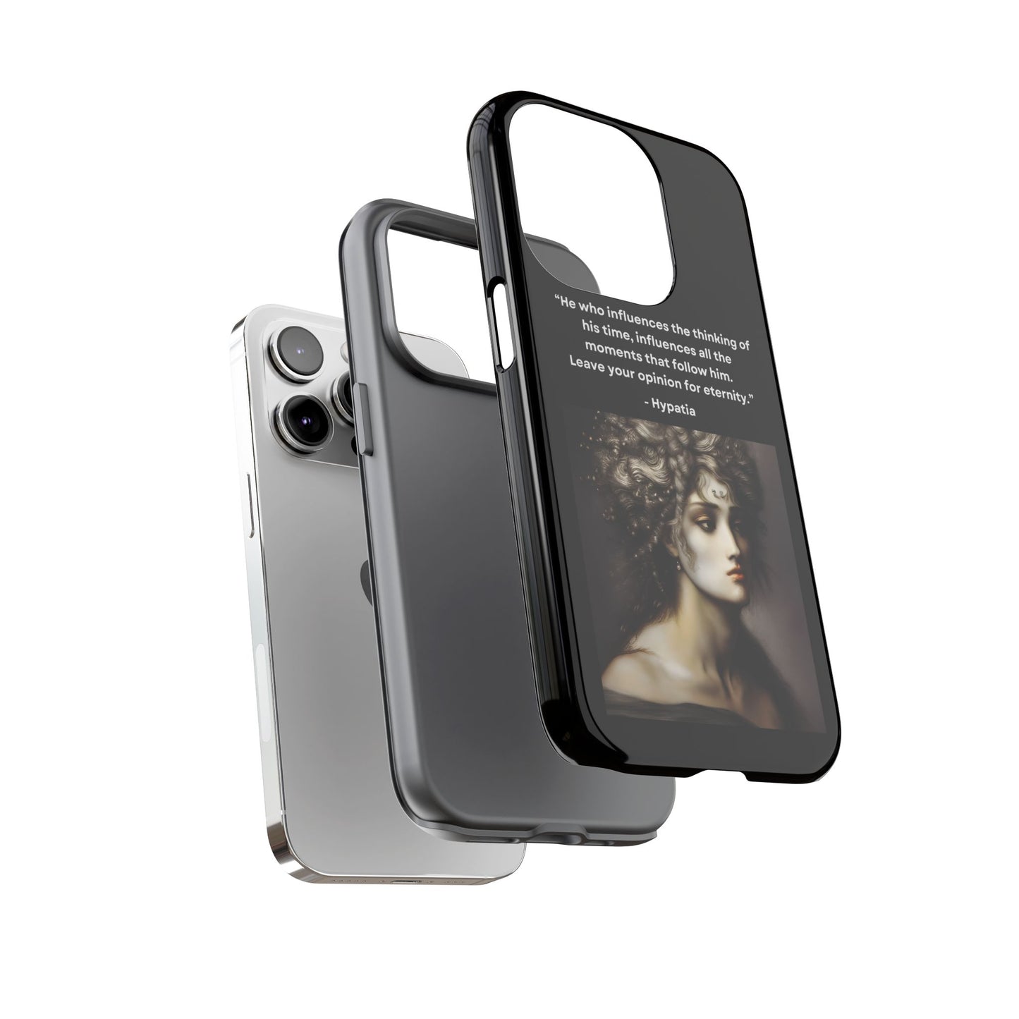 “Leave Your Mark” – Hypatia Quote Tough Phone Case