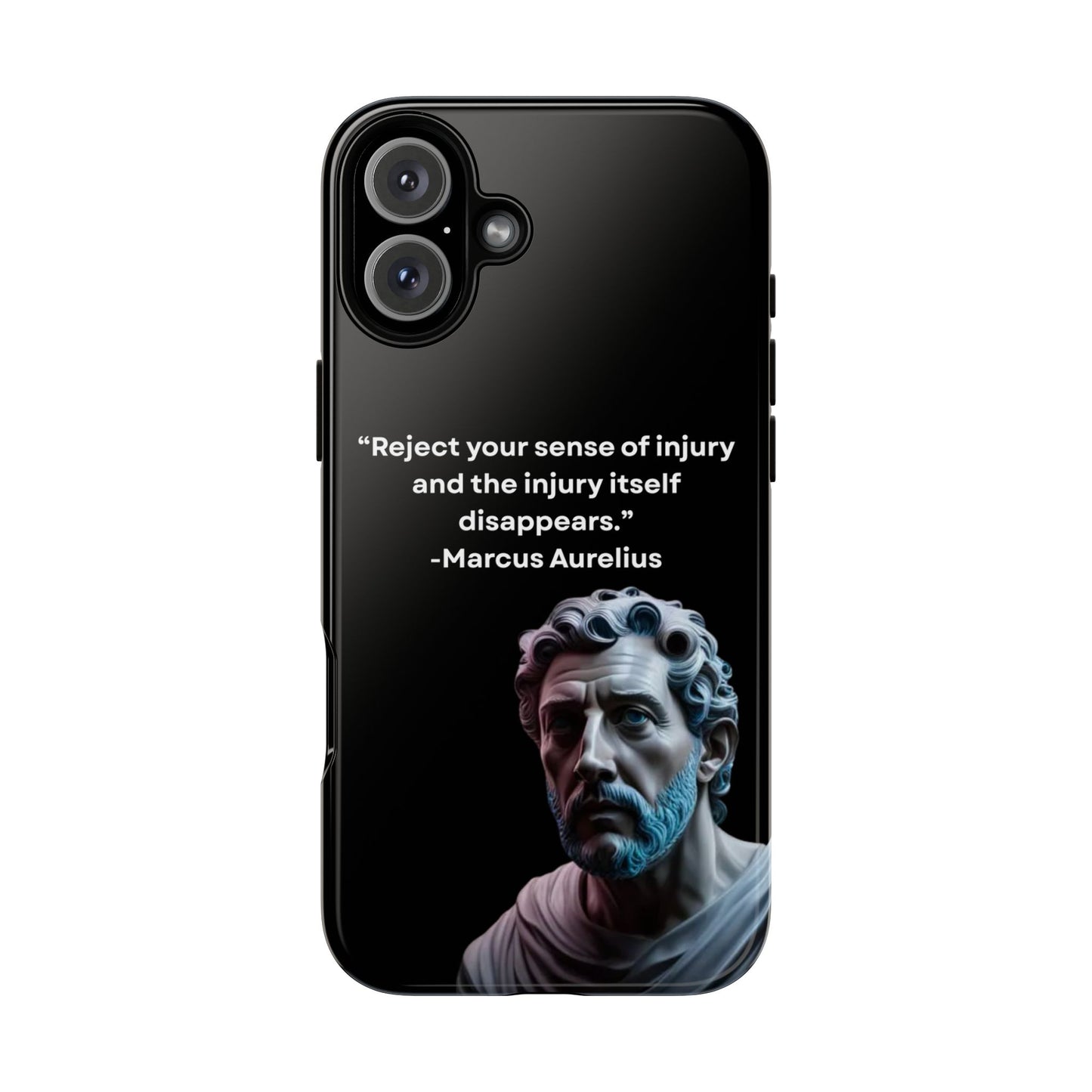 “Strength Within” – Marcus Aurelius Quote Tough Phone Case