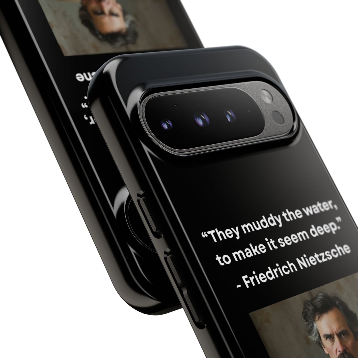 “False Depth” – Friedrich Nietzsche Quote Tough Phone Case