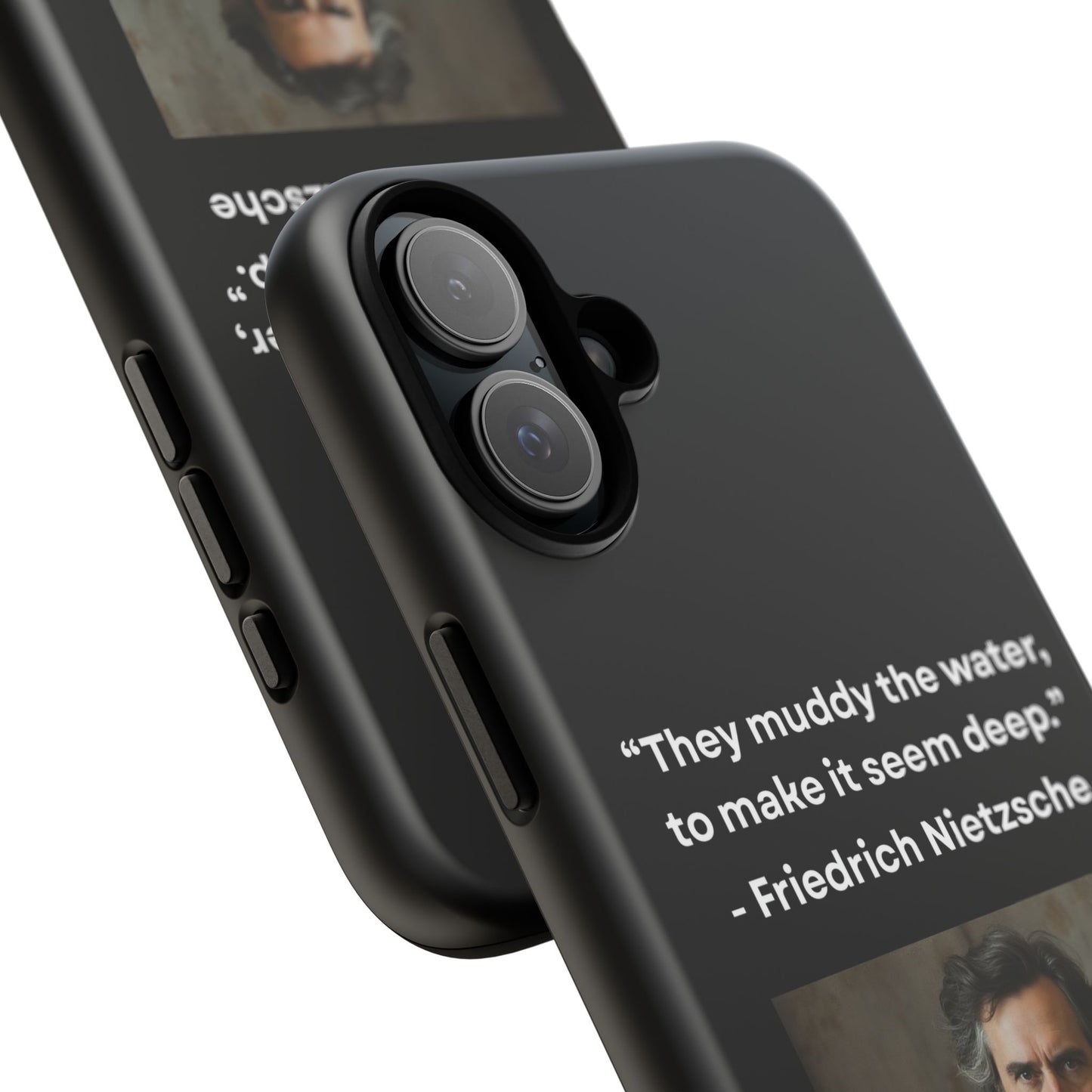 “False Depth” – Friedrich Nietzsche Quote Tough Phone Case