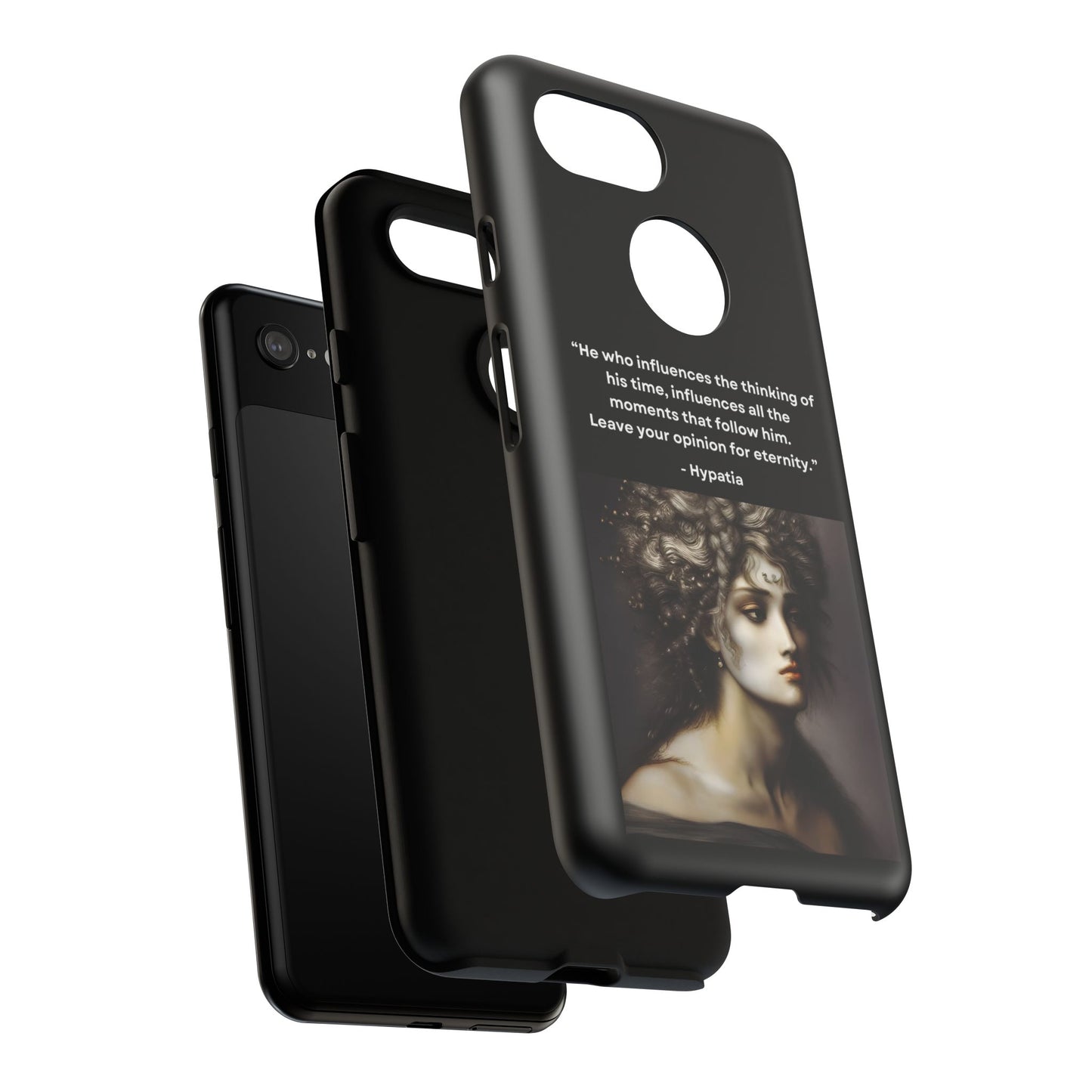 “Leave Your Mark” – Hypatia Quote Tough Phone Case
