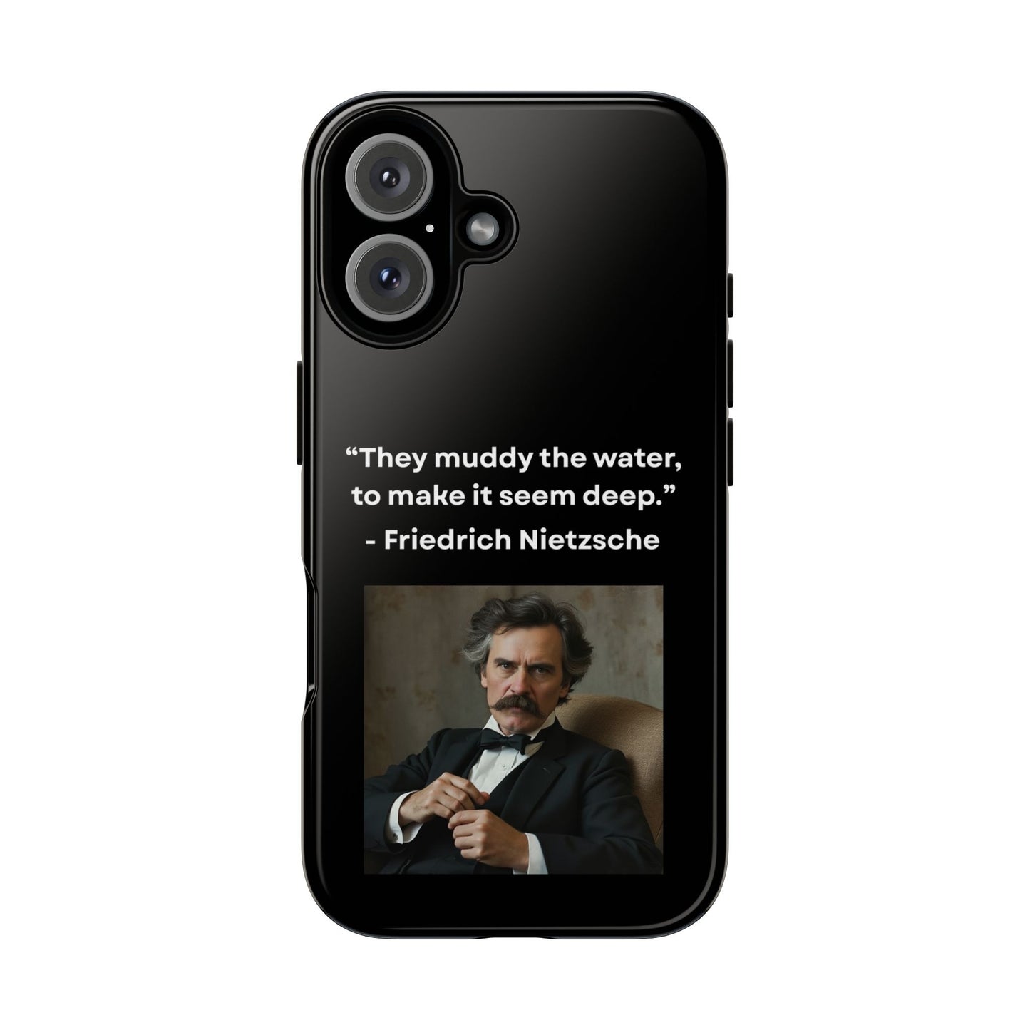 “False Depth” – Friedrich Nietzsche Quote Tough Phone Case
