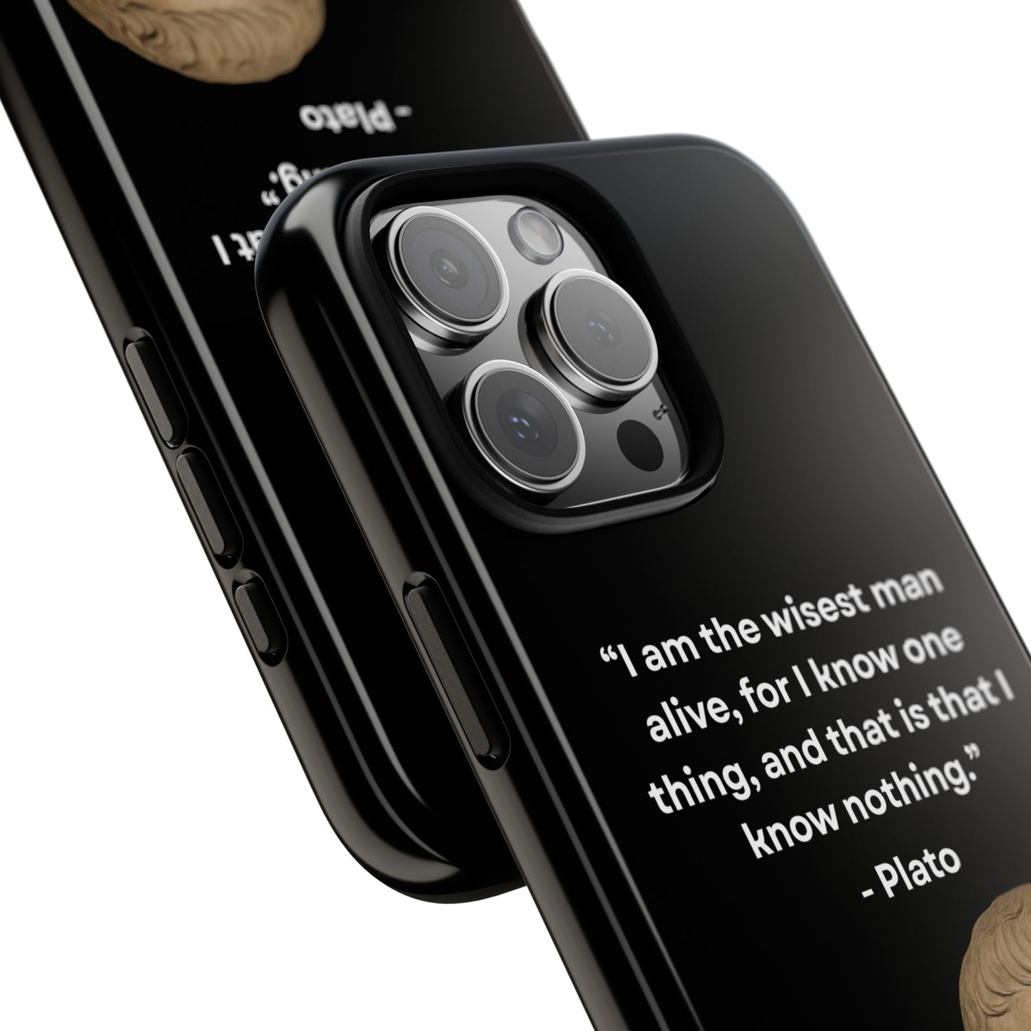 "Know Nothing, Own Wisdom" – Plato Tough Phone Case