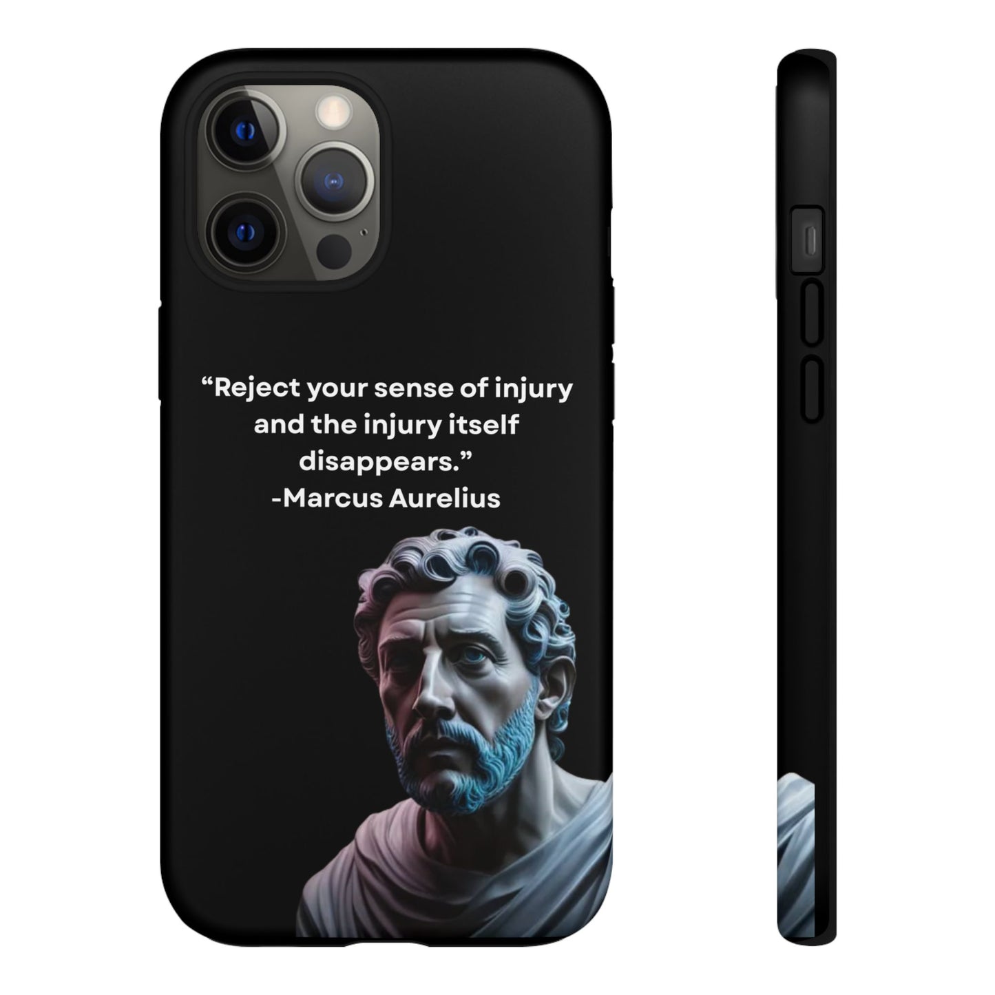 “Strength Within” – Marcus Aurelius Quote Tough Phone Case