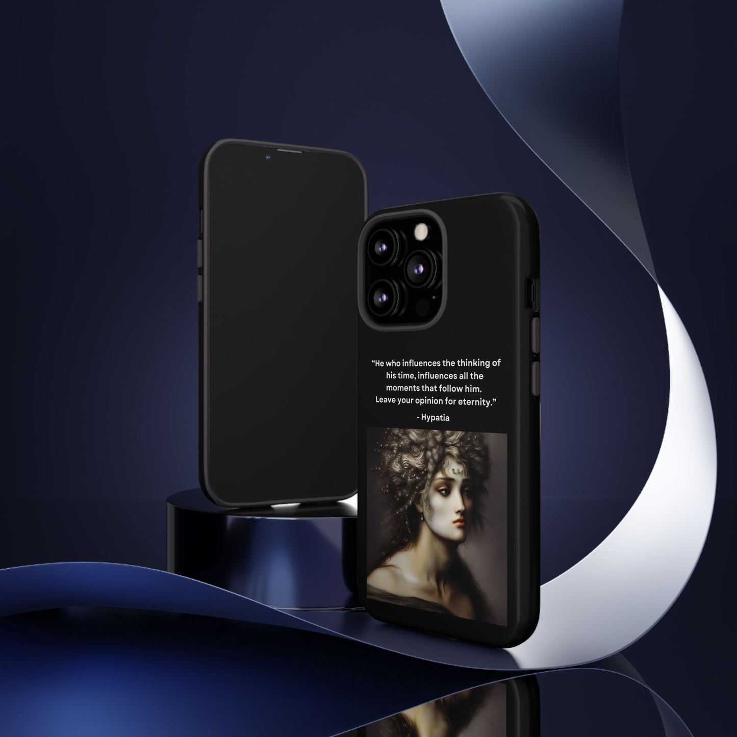 “Leave Your Mark” – Hypatia Quote Tough Phone Case