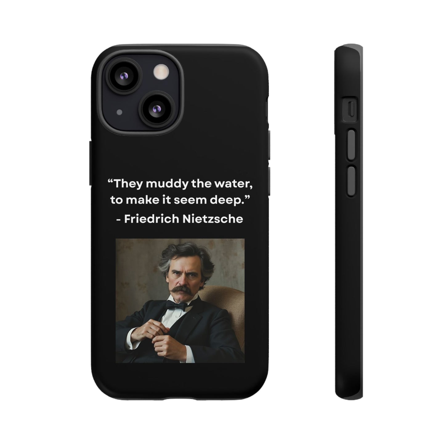 “False Depth” – Friedrich Nietzsche Quote Tough Phone Case