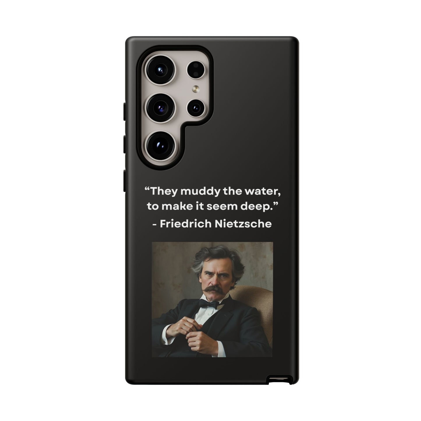 “False Depth” – Friedrich Nietzsche Quote Tough Phone Case