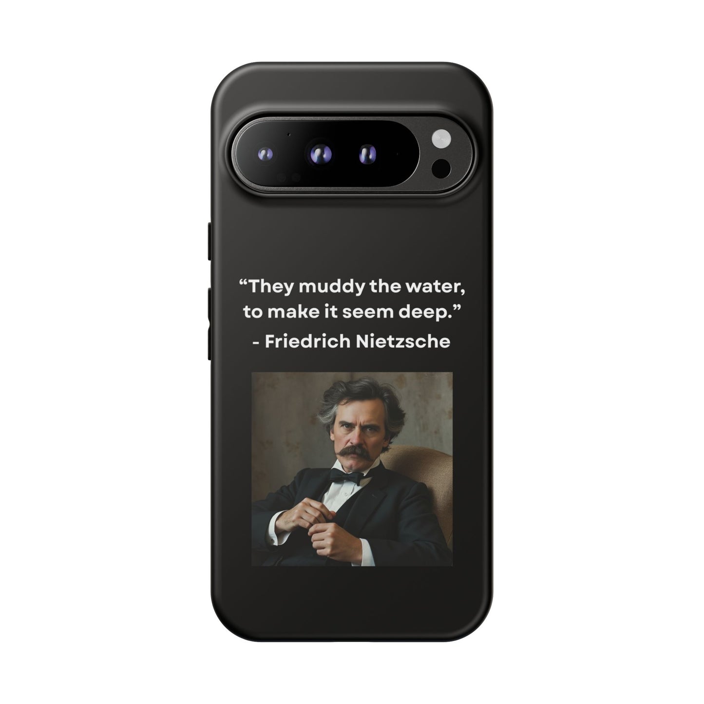 “False Depth” – Friedrich Nietzsche Quote Tough Phone Case