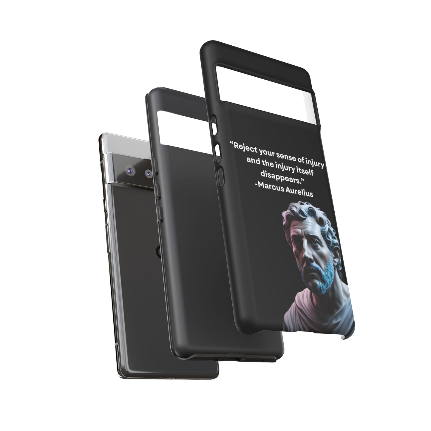“Strength Within” – Marcus Aurelius Quote Tough Phone Case