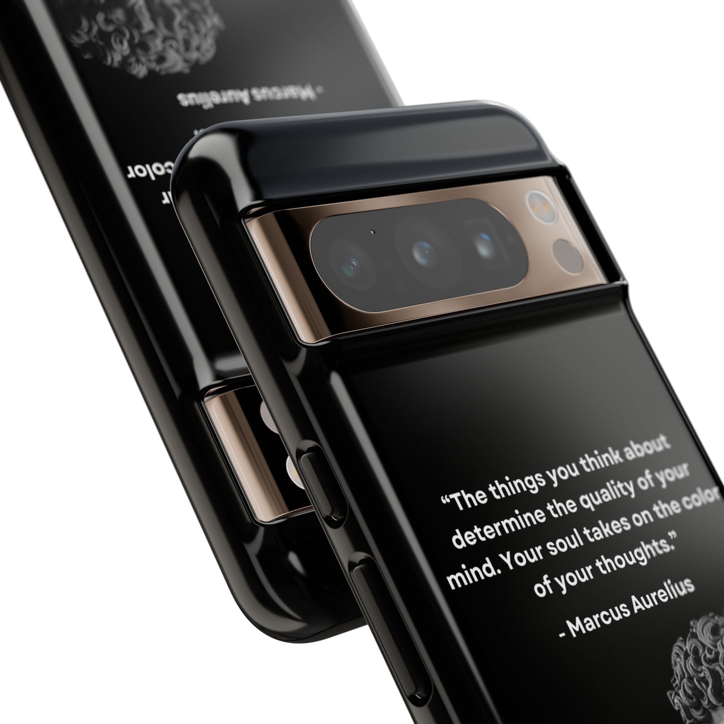 “Color of Thought” – Marcus Aurelius Quote Tough Phone Case