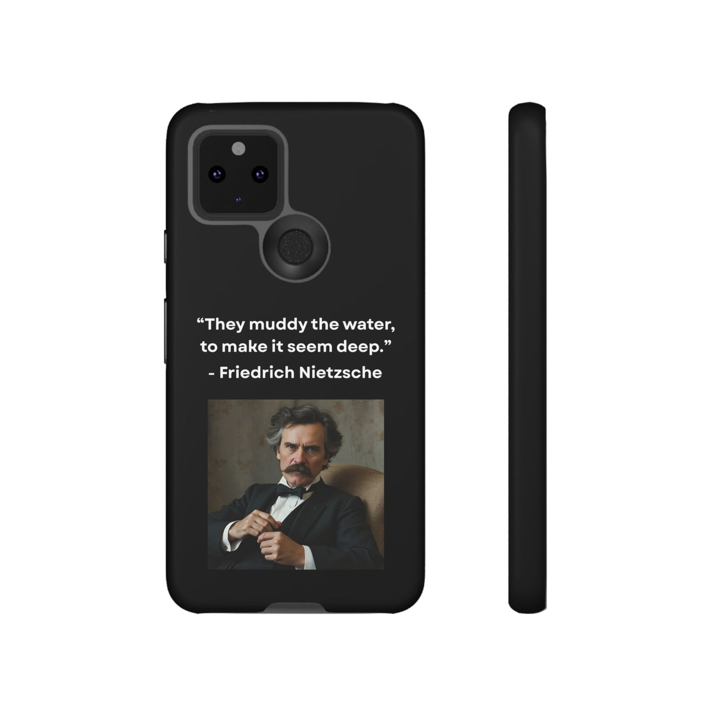 “False Depth” – Friedrich Nietzsche Quote Tough Phone Case