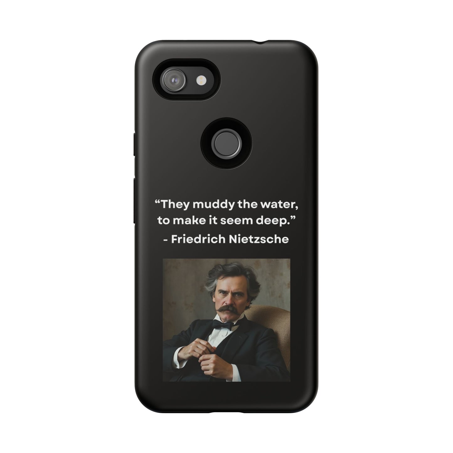 “False Depth” – Friedrich Nietzsche Quote Tough Phone Case
