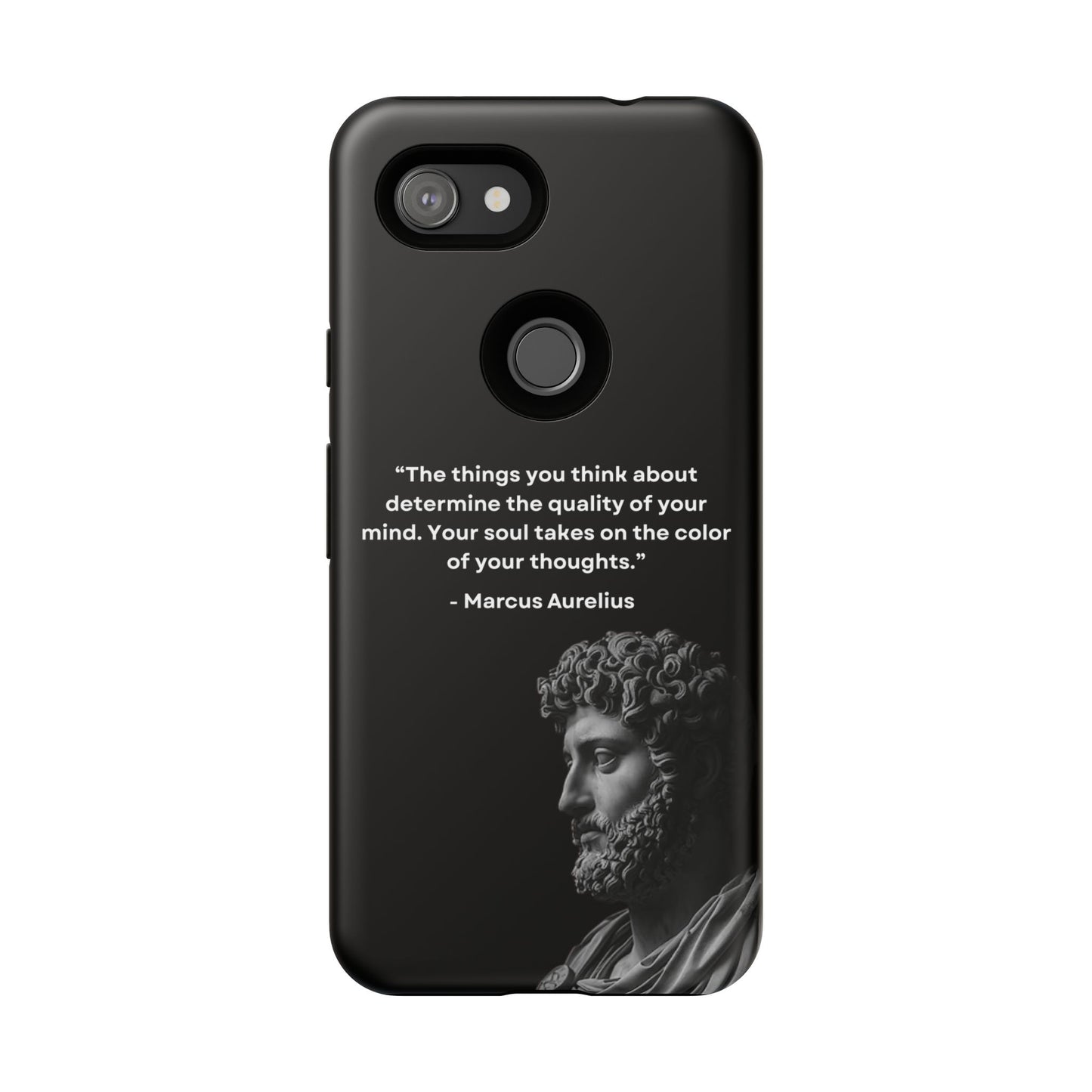 “Color of Thought” – Marcus Aurelius Quote Tough Phone Case