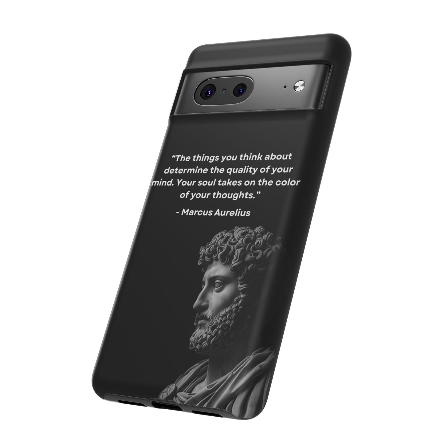 “Color of Thought” – Marcus Aurelius Quote Tough Phone Case