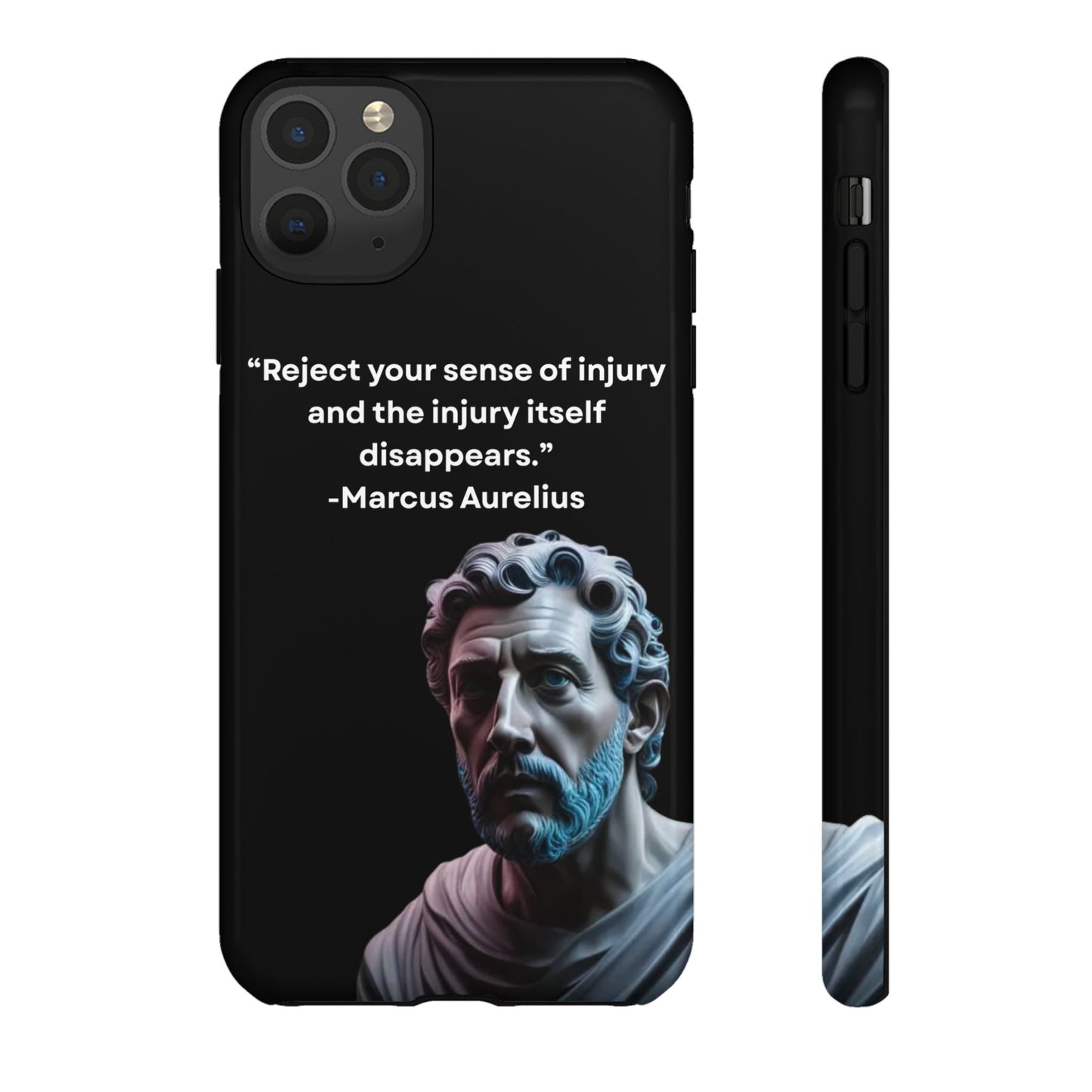 “Strength Within” – Marcus Aurelius Quote Tough Phone Case