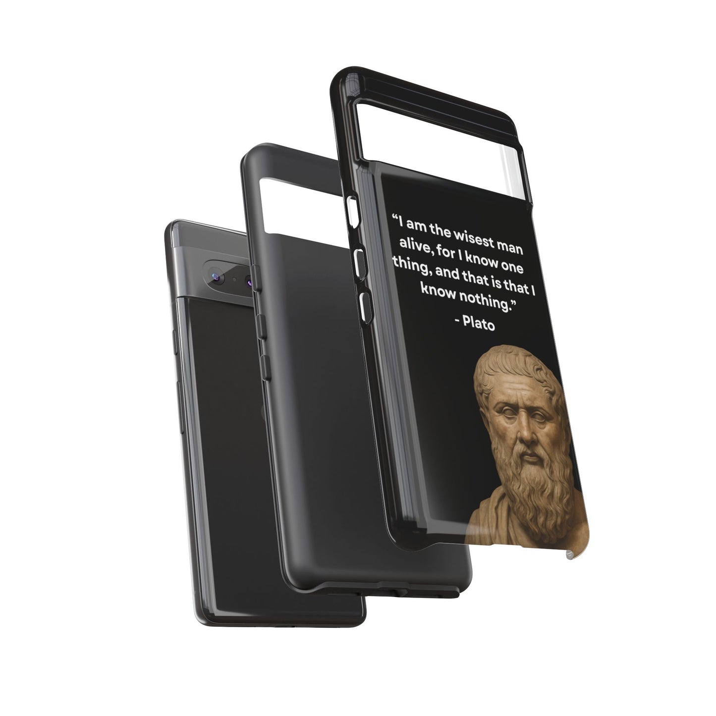 "Know Nothing, Own Wisdom" – Plato Tough Phone Case