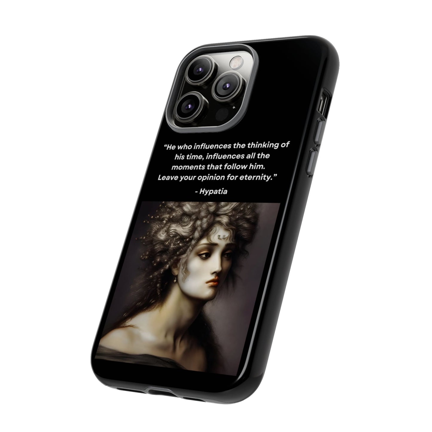 “Leave Your Mark” – Hypatia Quote Tough Phone Case