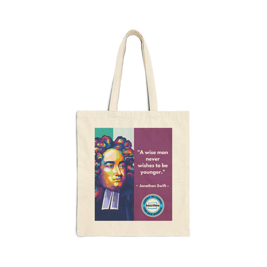 Jonathan Swift Quote Tote Bag