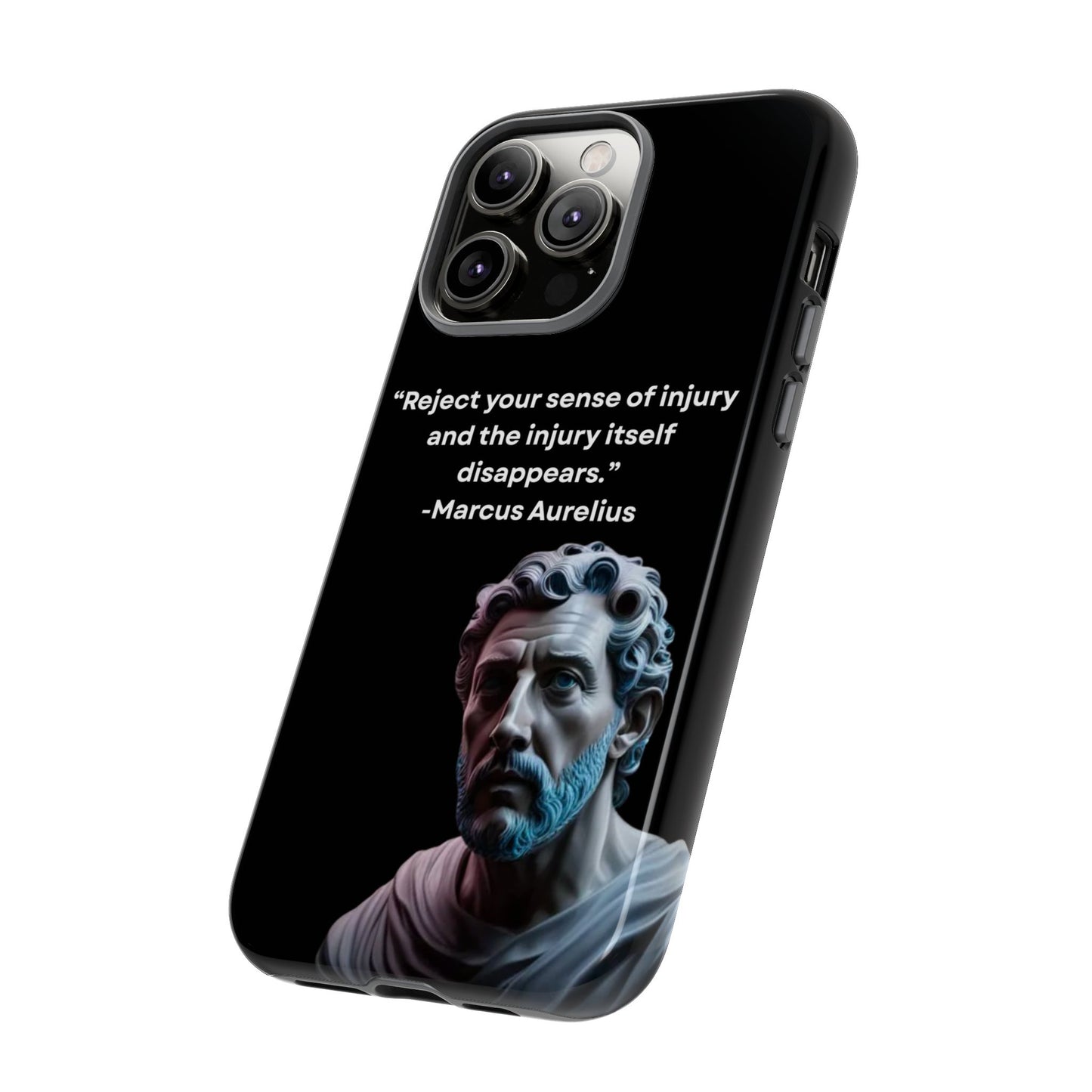“Strength Within” – Marcus Aurelius Quote Tough Phone Case