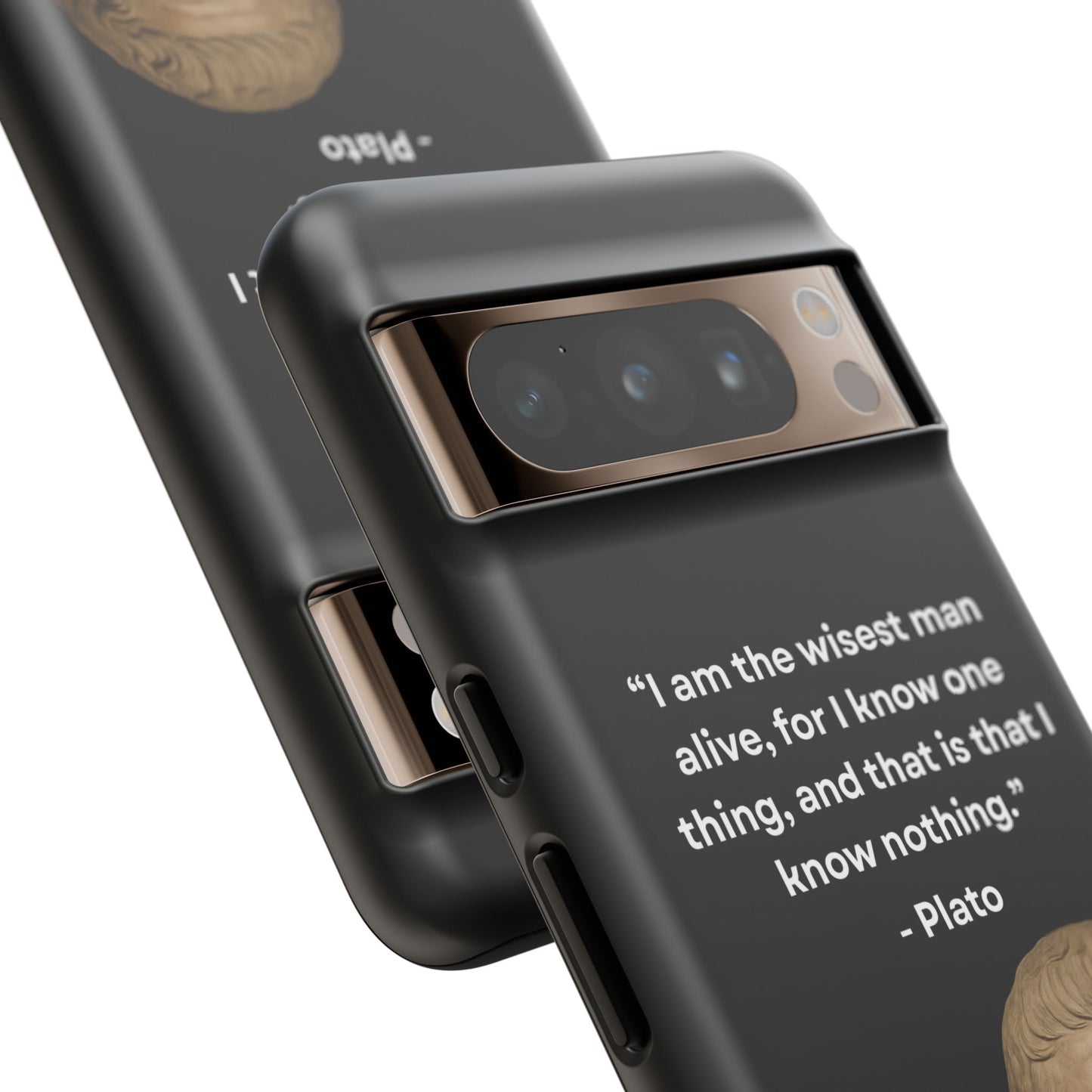 "Know Nothing, Own Wisdom" – Plato Tough Phone Case